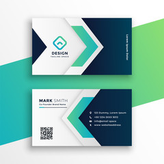 corporate business card layout design template