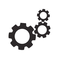 setting, gear icon design template