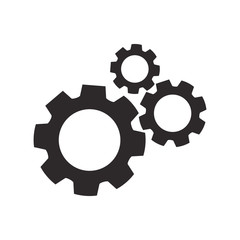 setting, gear icon design template