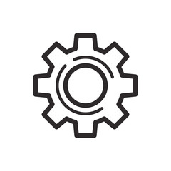 setting, gear icon design template