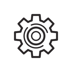 setting, gear icon design template