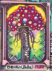 Foto op Plexiglas Manuscripten, schetsen, graffiti en alchemistische, astrologische, esoterische, etnische tekeningen, met symbolen, tarots en chemische en magische formules © Rosario Rizzo