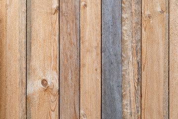 Fototapeta premium Background and texture of decorative old wood striped on surface wall