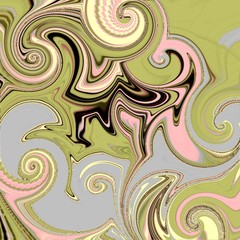 illustration background with effects on an patterned base