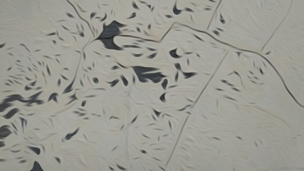 illustration background with effects on an patterned base