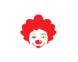 clown illustration vector icon design