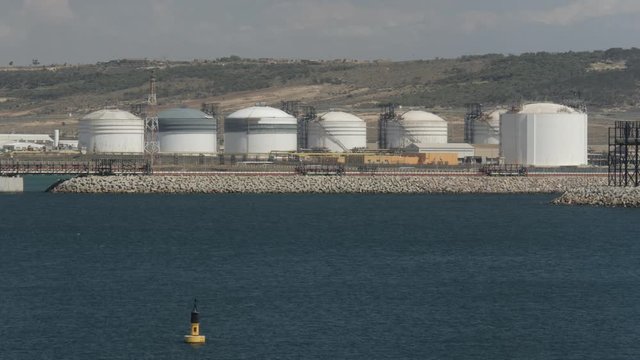 Gas storage in  port