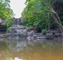 waterfall had little water at kohkood
