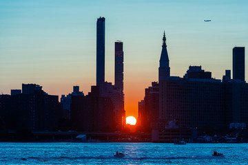 Manhattanhenge is one of the Summer's most fantastic event  at Manhattan New York . 2019 July 10th and 12th were the best weather condition to watch the fantastic  Manhattanhenge.