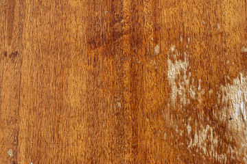 Obraz premium Texture of an old lacquered wooden board with a partially peeling coating
