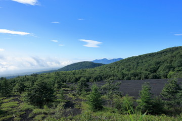 Fototapeta na wymiar sea of clouds Mt.Fuji Gotenba trail