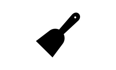 Scraper icon vector for construction and home improvement tools