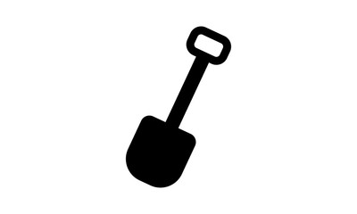 Shovel icon for digging and construction work