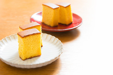  japanese sweets, castella cake,  (Japanese sponge cake)