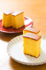  japanese sweets, castella cake,  (Japanese sponge cake)