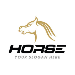 Horse Head Logo Design Inspiration Vector