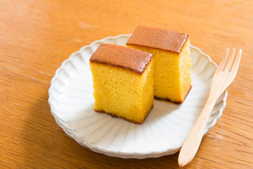  japanese sweets, castella cake,  (Japanese sponge cake)