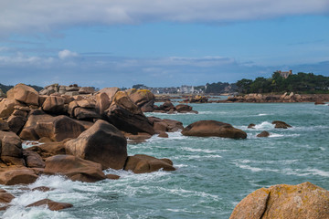 Ploumanac'h, C&ocirc;tes d'Armor, Bretagne, France.