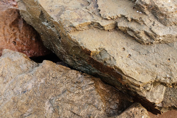 The close-up relief of the rocks.rock background