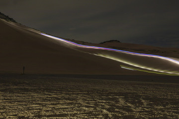 Little Sahara Recreational Area at night