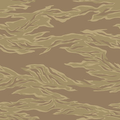 Fototapeta na wymiar Seamless camouflage pattern. Khaki texture, vector illustration. Camo print background. Abstract military style backdrop