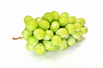 白背景のシャインマスカット