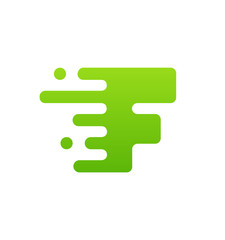  Letter F. Logo Design Template. 