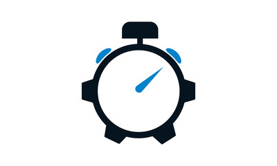 Time management color icon for productivity and scheduling