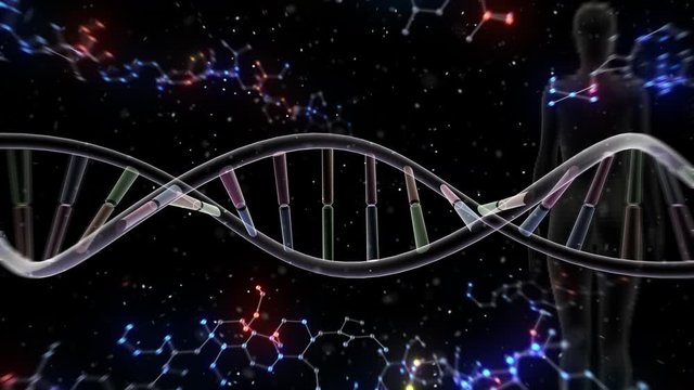 DNA Strand helix Genome Medical Science image background