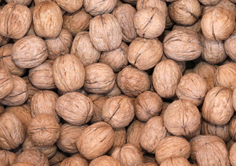 background of organic walnuts