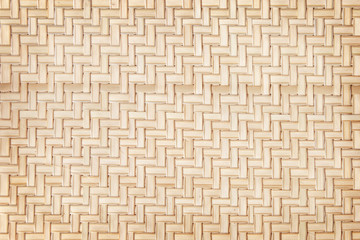 Traditional bamboo weaving texture background in Thailand