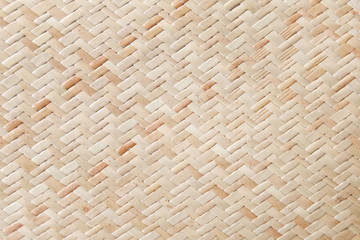 Traditional bamboo weaving texture background in Thailand