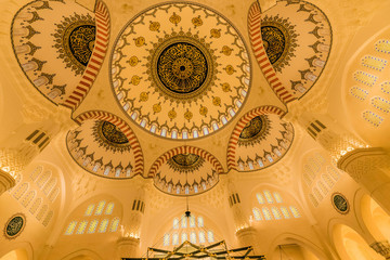 Newly Opened Sharjah Mosque at Maliha Road, Sharjah, United Arab Emirates