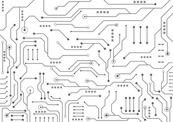 High tech technology geometric