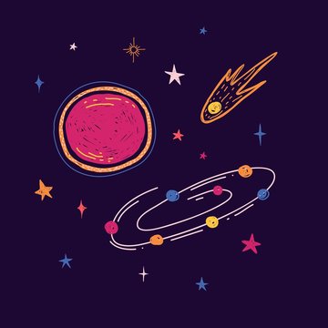 Universe Cartoon Images – Browse 190,484 Stock Photos, Vectors, and Video |  Adobe Stock