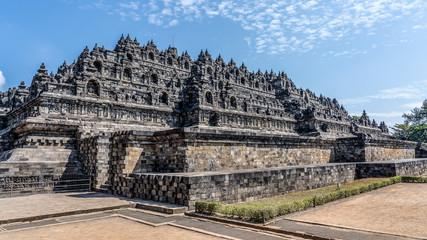 Borobudur temple in indonesia