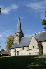 Fototapeta na wymiar Eglise en Brabant flamand: Sint-Anna Pede