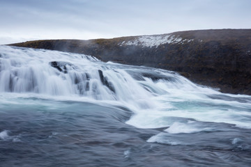 Island, Golden Circle, Haukadalur, Wasserfall Gullfoss