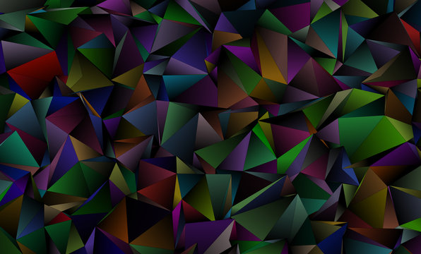 Abstract Low-Poly background. triangulated texture. Design 3d. Polygonal geometrical pattern. Triangular modern style