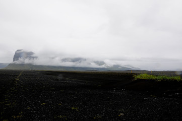 Icelandic views with a gloomy day