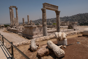 Fototapeta premium Ruins in Amman cìtadel