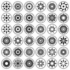 Stars and sparks icons.