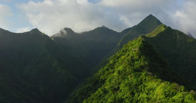 Green island peaks