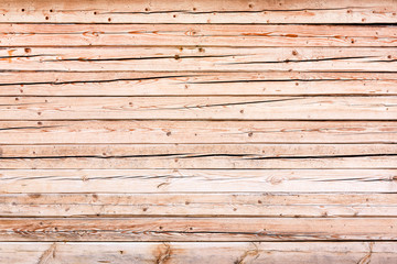 Wall of wood, horizontal arrangement of timber © Alexey Marcov