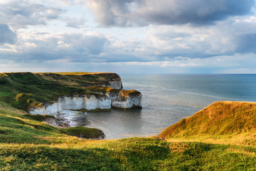 Chalk cliffs at Selwick Bay on Flamborough Head © Helen Hotson