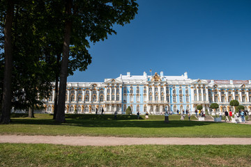 Fototapeta na wymiar The Catherine Park in Tsarskoye Selo. St Petersburg