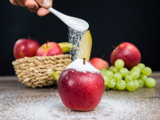 adding sugar to natural fruits