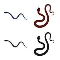 Vector illustration of mammal and danger icon. Collection of mammal and medicine stock vector illustration.