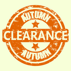 Rubber stamp to clearance autumn