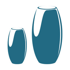 Vector drawn African drums. Isolated on white background.